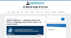 Desktop Screenshot of jorgedelacruz.es